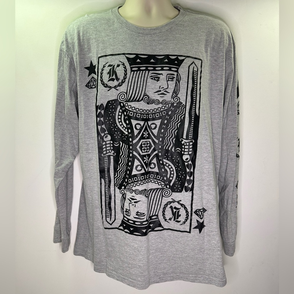 Eighty eight men’s king graphic long sleeve shirt size XL